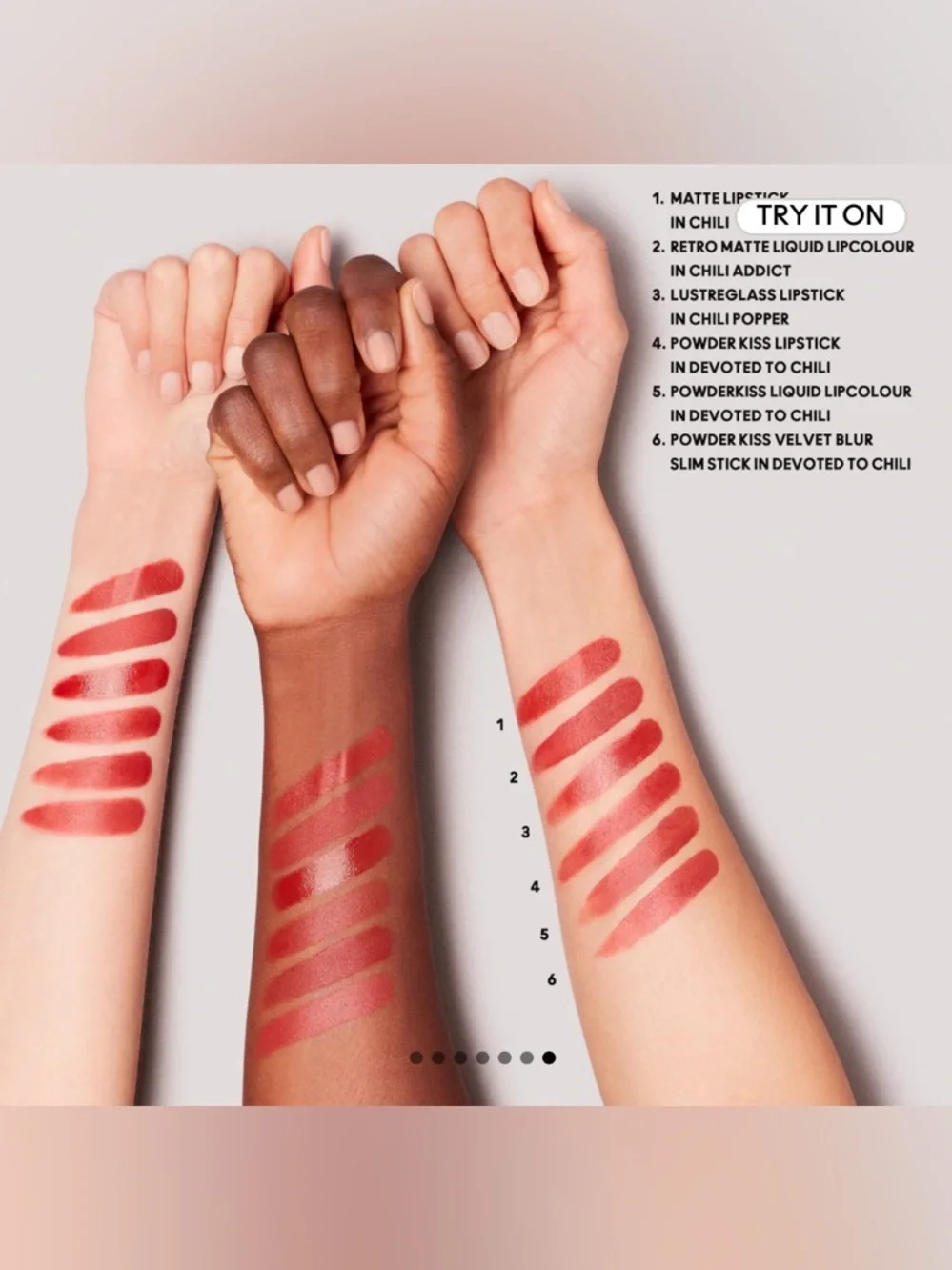 MAC Cosmetics Lustreglass Lipstick Sheer Shine Chili Popper Red 562